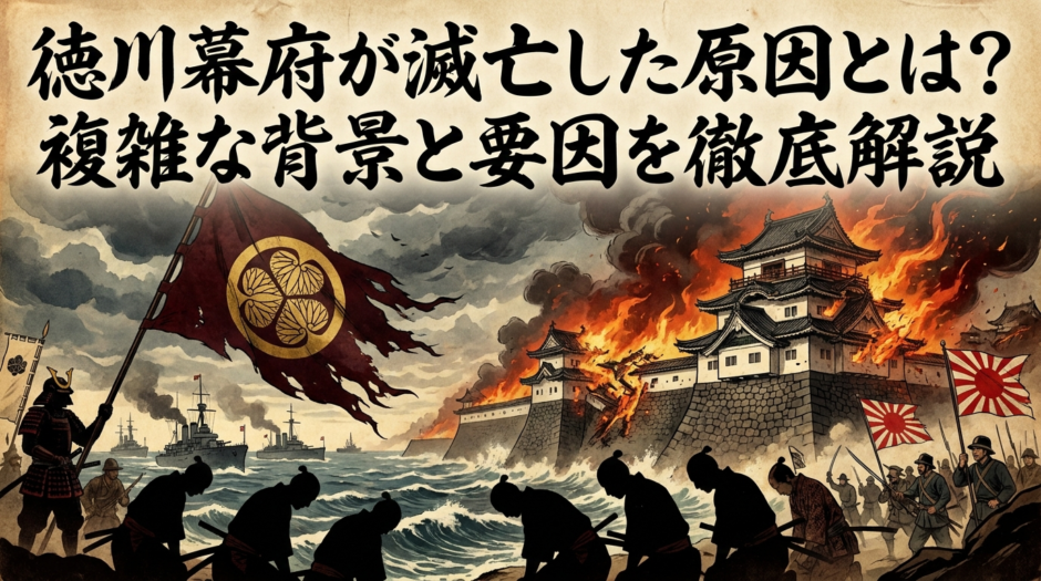 徳川幕府が滅亡した原因とは？複雑な背景と要因を徹底解説