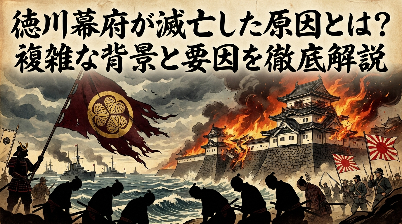 徳川幕府が滅亡した原因とは？複雑な背景と要因を徹底解説