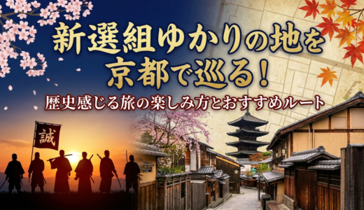 新選組ゆかりの地を京都で巡る！歴史感じる旅の楽しみ方とおすすめルート