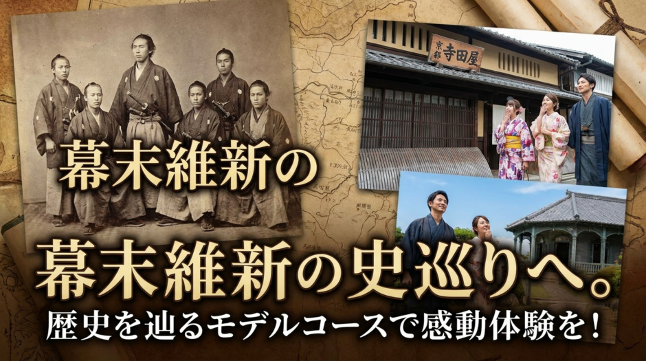 幕末維新の史跡巡りへ。歴史を辿るモデルコースで感動体験を！