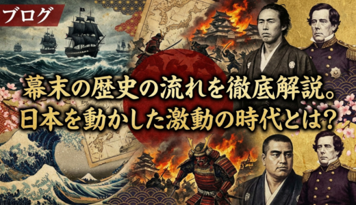 幕末の歴史の流れを徹底解説。日本を動かした激動の時代とは？