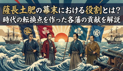 薩長土肥の幕末における役割とは？時代の転換点を作った各藩の貢献を解説