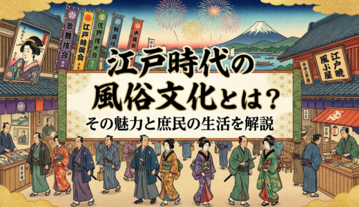 江戸時代の風俗文化とは？その魅力と庶民の生活を解説