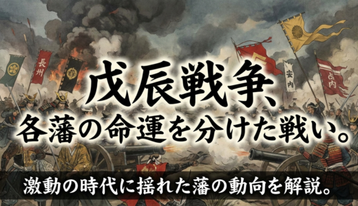 戊辰戦争、各藩の命運を分けた戦い。激動の時代に揺れた藩の動向を解説。