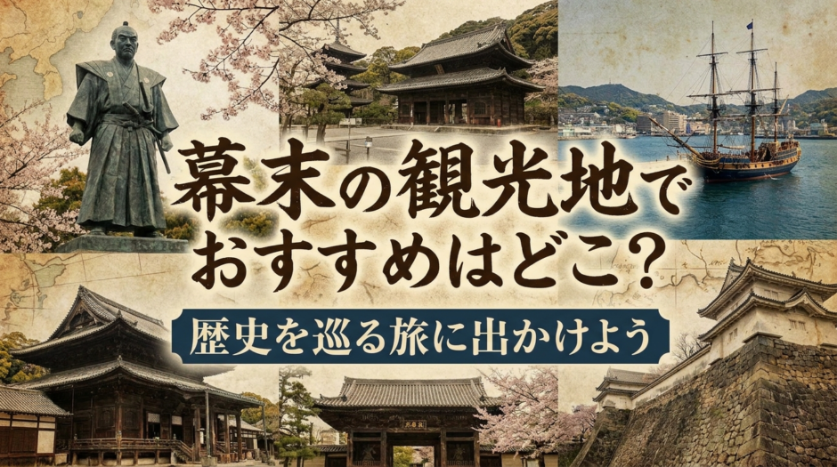 幕末の観光地でおすすめはどこ？歴史を巡る旅に出かけよう