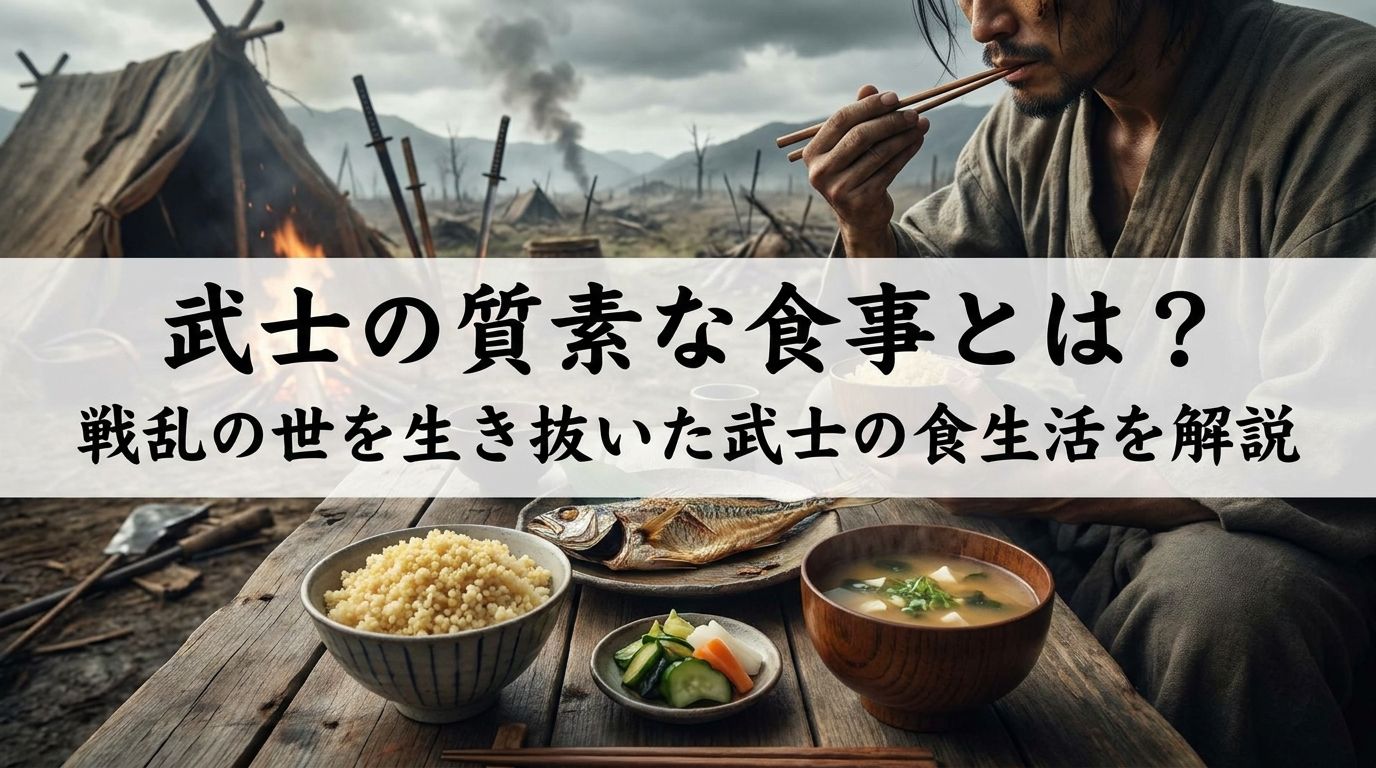 武士の質素な食事とは？戦乱の世を生き抜いた武士の食生活を解説