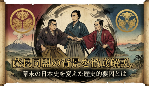 薩長同盟の背景を徹底解説。幕末の日本史を変えた歴史的要因とは